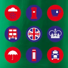 Anglie symboly v kruzích