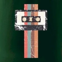 Retro kazeta - pruhy