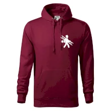 Kominík logo + nápis na zádech