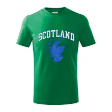 Scotland nápis s mapou Scotland nápis s mapou