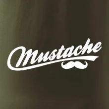 Mustache - nápis