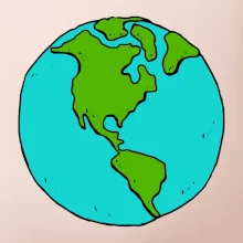 Planeta na prsu - Amerika