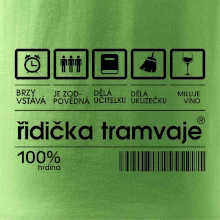 Čárový kód Řidič tramvaje