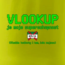 Vlookup moje superschopnost