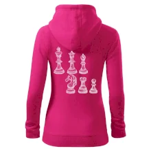 Šachové figurky kreslené