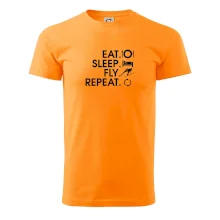 Eat sleep fly repeat - skoky na lyžích