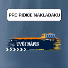 Stavba - vlastní nápis - náklaďák