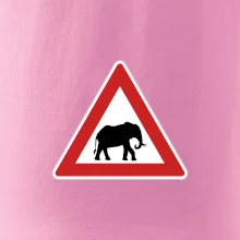 Dopravní značka - Pozor slon