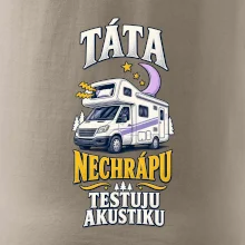 Táta nechrápu testuju akustiku rodinná alkovna