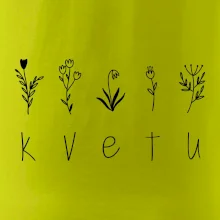 Kvetu - Nápis s květinami