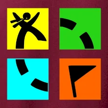 Geocaching logo barevné