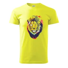 Hlava lva kreslená jednoduchá