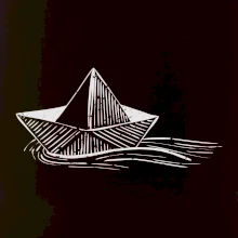 Letní romance - papírová loďka