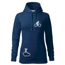 Mapa ČR + kolo na prsu