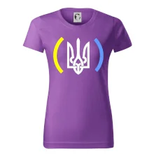 Ukrajina trojzubec s barvami