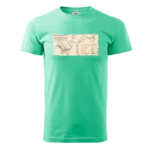 Mapa Báňské dráhy z Moravské Ostravy do Doubravy