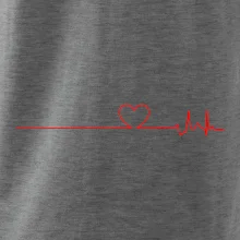 Poker EKG srdce červené