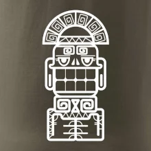 Mayové - socha se zuby