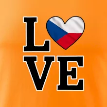 Love Česká vlajka