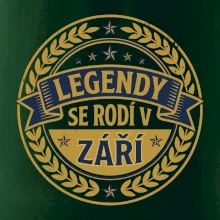 Legendy se rodí v září - Retro emblém