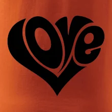 Love nápis jednoduchý