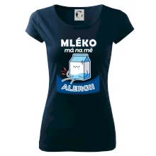 Mléko má na mě alergii