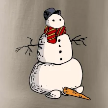 Sněhulák se spadlým nosem