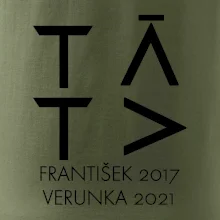 Táta v geometrickém fontu se jmény