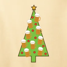 Nic více nepotřebuji - stromeček a pivo (Pecka design)