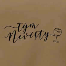 Tým nevěsty červené víno