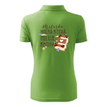 Kniha - Holka, která miluje knihy -  Vaše jméno