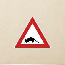 Dopravní značka - krysa