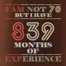 70 years 839 months of experience