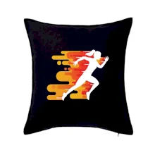 Běhání - oranžová žena