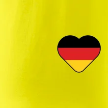 Germany love malé - Německá vlajka