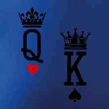 King & Queen logo na prso
