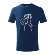 Student a kniha jedním tahem