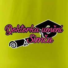 Doktorka umění + jméno