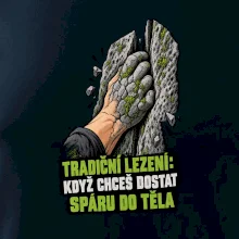 Tradiční lezení se spárou v těle