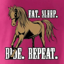 Eat Sleep Ride Repeat Western