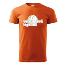 Volejbalová legenda - bílé písmo