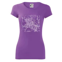 Mapy měst černobílé Ostrava Poruba