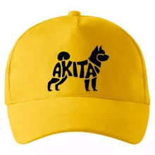 Akita Inu - Nápis v těle