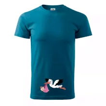 Čáp a miminko - holka (Hana-creative)