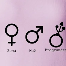 Muž žena programátor