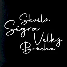 Velký brácha - nápis na zádech