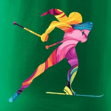 Barevná běžkařka