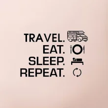 Eat sleep travel - alkovna