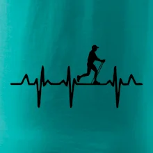 EKG nordic walking muž