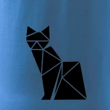 Origami kočka z boku